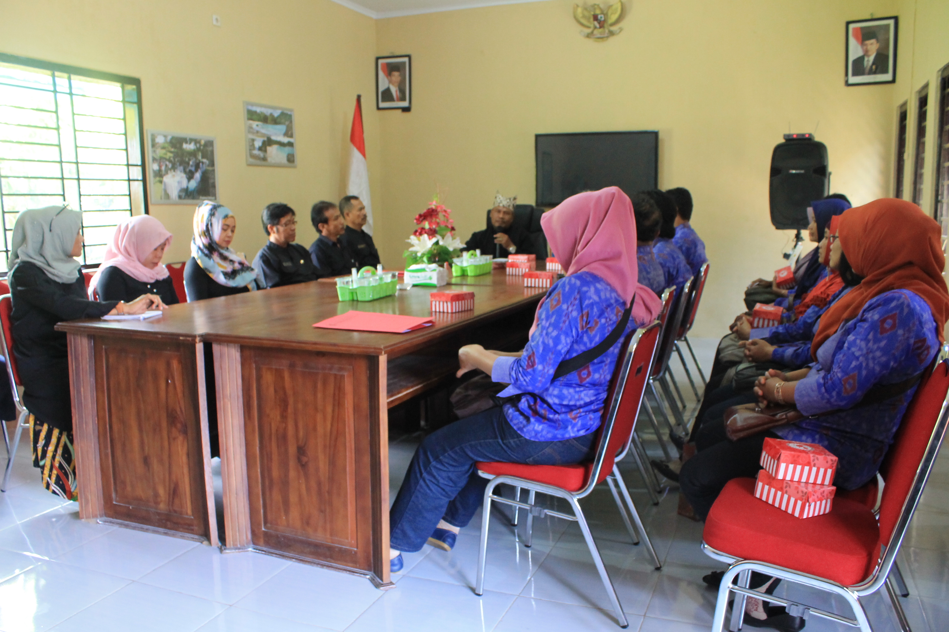 Kunjungan Kerja Kantor Kesatuan Bangsa dan Politik Kota Kediri