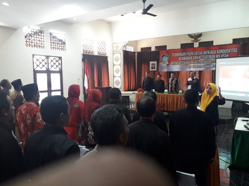 Rapat Koordinasi Peran Fkdm Dalam Menunjang Kondusifitas Wilayah Di Kabupaten Banyuwangi