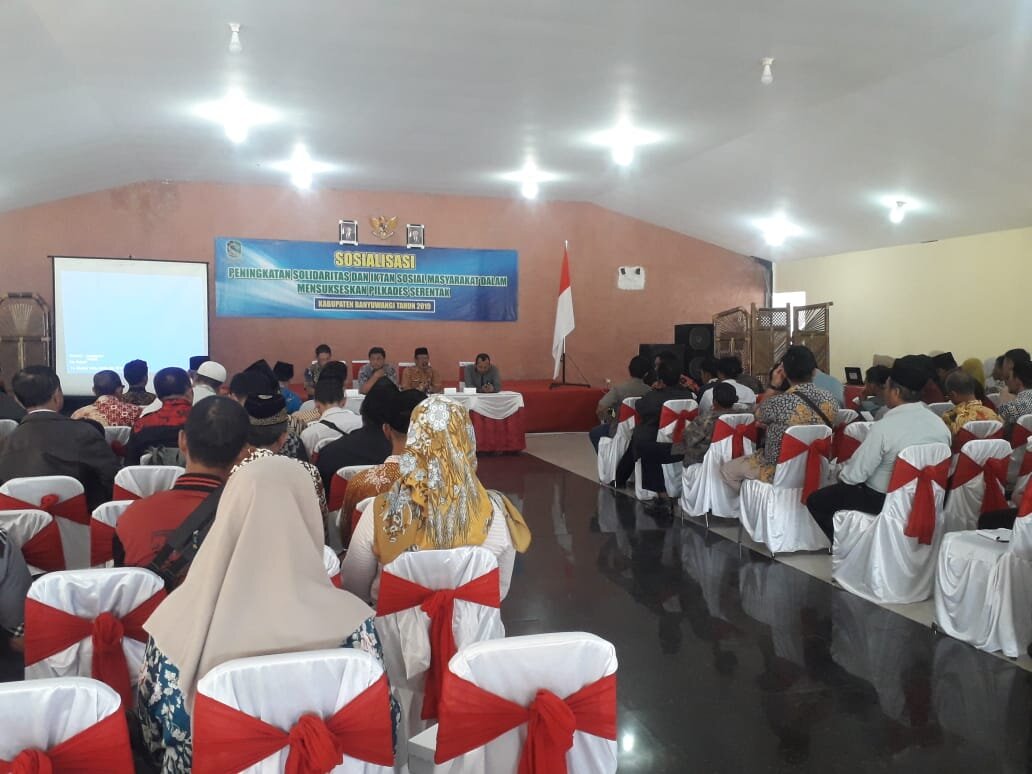 Sosialisasi Peningkatan Solidaritas dan Ikatan Sosial Masyarakat dalam Mensukseskan Pilkades Serenta