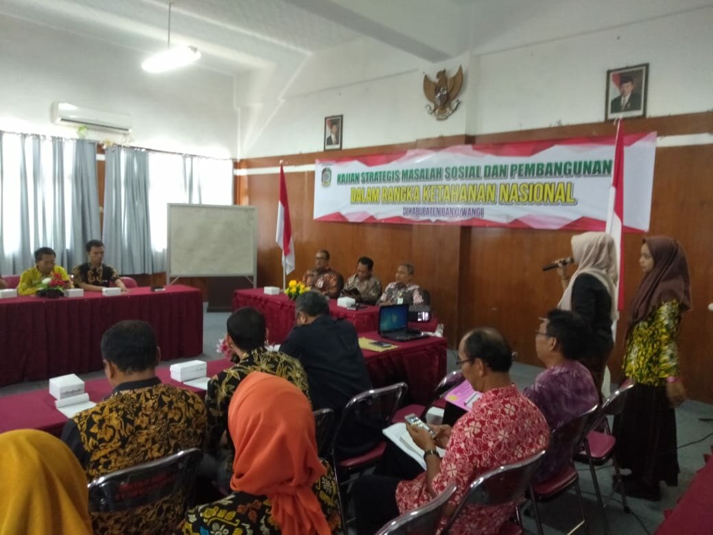 Rapat Koordinasi Kajian Strategis Masalah Sosial dan Pembangunan dalam Rangka Ketahanan Nasional