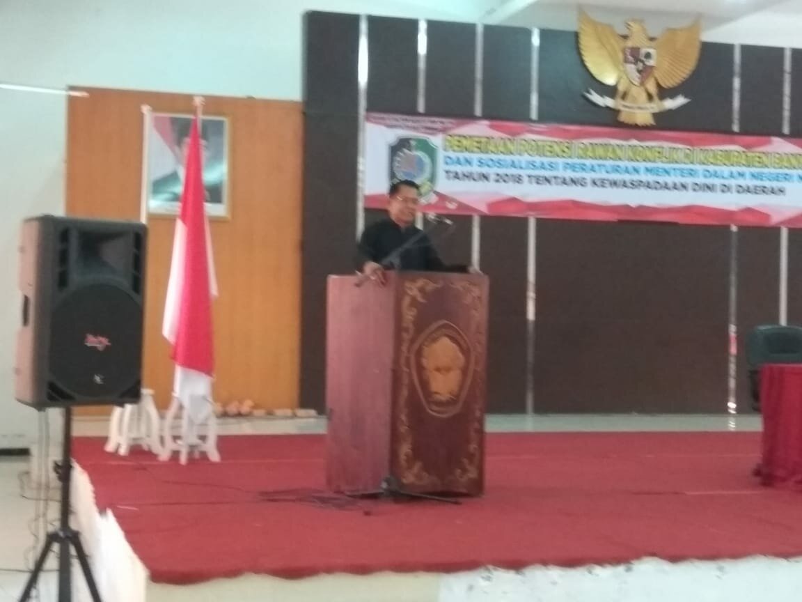Kegiatan Pertemuan Forum Kewaspadaan Dini Masyarakat Kabupaten Banyuwangi