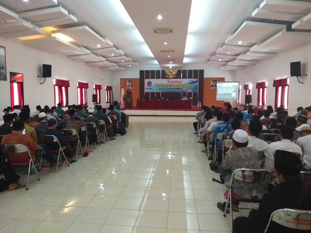 Sosialisasi Peningkatan Peran Tokoh Agama dalam Menjaga Kondusifitas Wilayah Menjelang Pemilu 2019