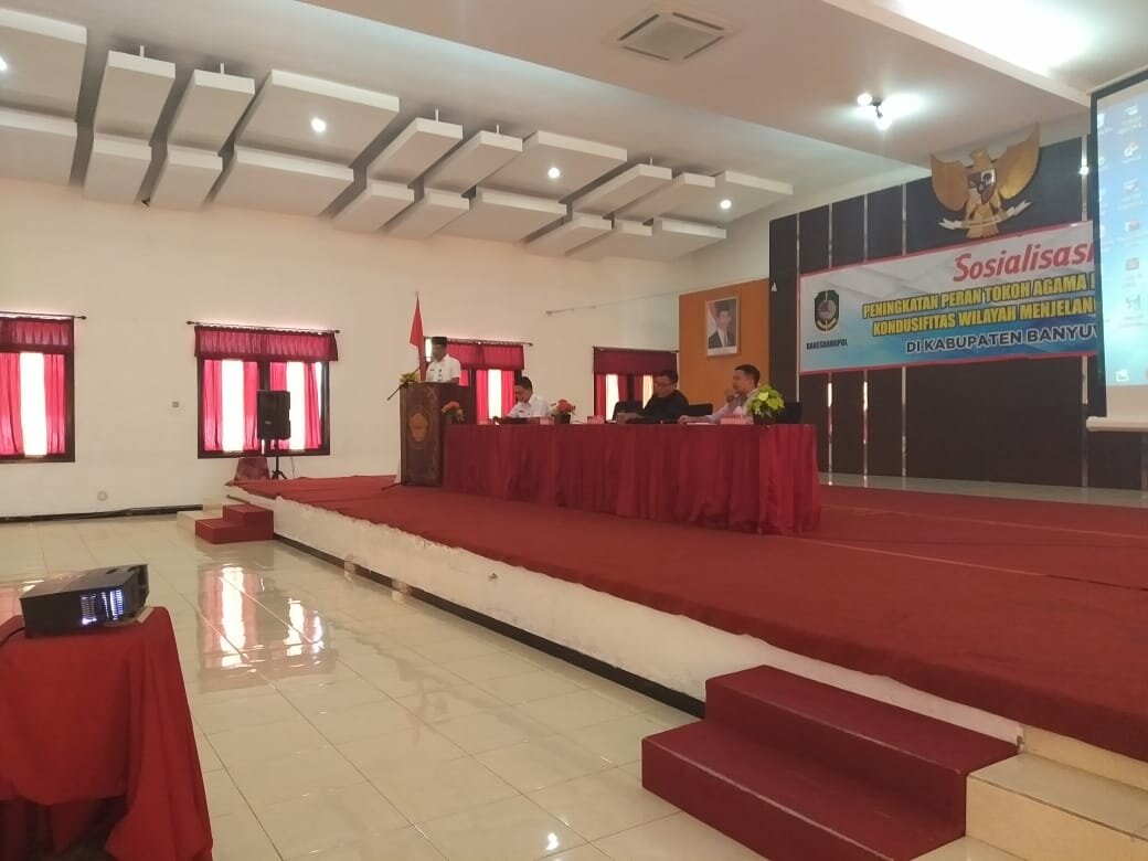 Sosialisasi Peningkatan Peran Tokoh Agama dalam Menjaga Kondusifitas Wilayah Menjelang Pemilu 2019